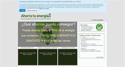 Desktop Screenshot of ahorratuenergia.es