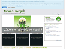 Tablet Screenshot of ahorratuenergia.es